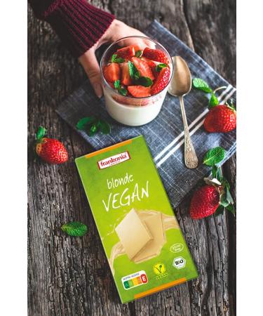 Buy Frankonia Organic Vegan Blonde Chocolate Bar 100g (Pack of 2) - Delicious & Sustainable Treat | International Shipping Available - Buy Online on GoSupps.com