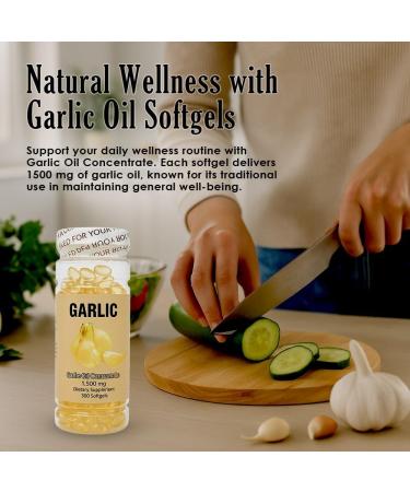 NCB NCB TECHNOLOGY Garlic Oil Softgels 1500mg Equivalent Supports Heart & Circulatory Health 300 Softgels by Nu-Health - Buy Online on GoSupps.com