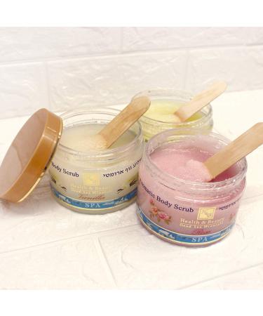 Buy H&B Exfoliating Body Scrub with Dead Sea Minerals (Rose) - Soft Scrub for Radiant Skin | International Shipping Available - Buy Online on GoSupps.com
