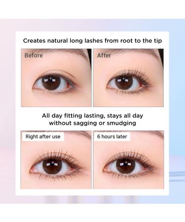 MILKTOUCH All Day Long and Curl Mascara - Waterproof Smudge-Proof Mascara for Full, Long, Thick Eyelashes - Buy Online on GoSupps.com