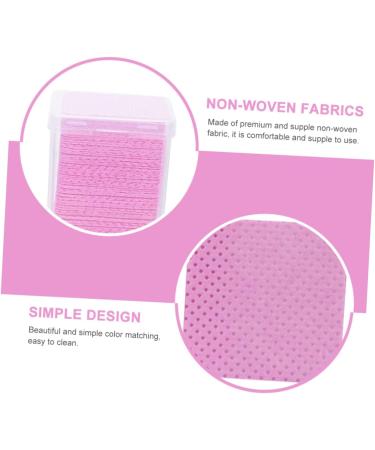 NOLITOY Eyelash Glue Cleaning Wipes - 4 Boxes of Non-Woven Fabric Rags for Lash Extension Cleaning - Anti-Clogging Pink Glue Bottle Wipes - Buy Online on GoSupps.com