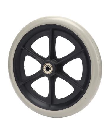 Walker Wheel Replacement Wheelchair Wheel Durability PU Material 8in Diameter Ball Bearing for Wheelchair for Walk