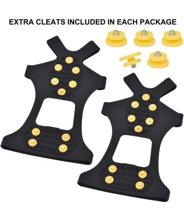 Aliglow Ice Snow Grips - Traction Cleat Spikes for Anti-Slip Footwear (Size L1) - Buy Online on GoSupps.com