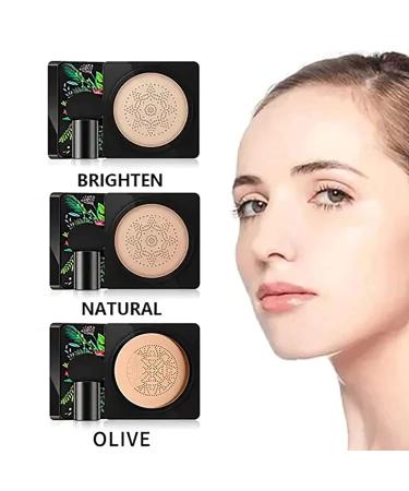 QUROXO Tri Color Mushroom Head Air Cushion BB Cream Onebikiniha BB Cream (Ivory White) - Buy Online on GoSupps.com