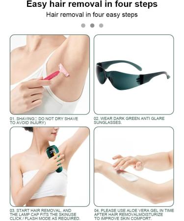 Enthsush IPL Laser Hair Removal for Women and Men - At-Home Permanent Hair Remover 999,000 Flashes - Painless Facial, Armpits, Legs, Arms, Bikini Line Epilator - Buy Online on GoSupps.com