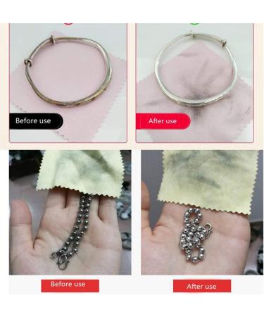 Purest Spring Cleaning & Polishing Cloths for Silver & Gold | Sterling Silver Jewelry Tarnish Remover (Large & Small - Buy Online on GoSupps.com