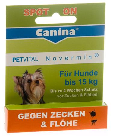 Canina Pharma PETVITAL Novermin for small dogs 2ml dog care animal care