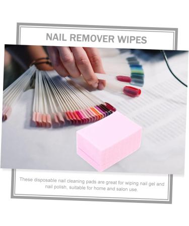 DRESSOOS 3 Nail Remover Cotton Nail Cleansing Pad Nail Wipes Nail Remover Tool Clean Wipes Eyelash Glue Cleaner Eyelash Glue Wipes Natural Cotton Fiber Pink Makeup Remover Wipes Manicure - Buy Online on GoSupps.com