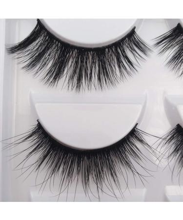 Shop Premium 5 Pairs Imitation Mink Hair False Eyelashes Curly & Reusable Styles for Stunning Looks - Buy Online on GoSupps.com