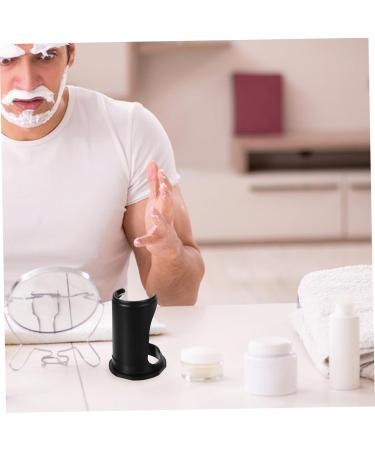 Minkissy Men's Brush Holder & Razor Stand | Shaving Tools & Accessories | Plastic Shaving Brush Keeper - Buy Online on GoSupps.com