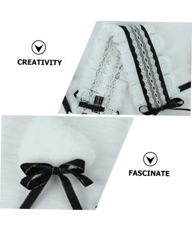 MAGICLULU 1 Set Headband Lolita Headdress Cute Hair Band Lolita Hairband Hair Decor Party Headwear Sweet Hair Pin Lolita Lace Headpiece Lolita Hair Ornament Hair Ornament for Cosplay - Buy Online on GoSupps.com