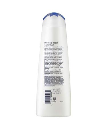 Dove Intense Damage Therapy Shampoo 12oz - Best Repairing Shampoo for Damaged Hair | Shop Internationally - Buy Online on GoSupps.com