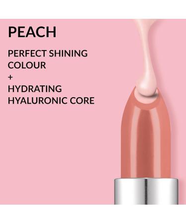  Avon Avon Hydramatic Shine Lipstick 3.6 g | Hydramatic Intense Color | SPF 20 | Fuller Smoother Lipstick | Cruelty-Free | Hydra Shine Peach - Buy Online on GoSupps.com
