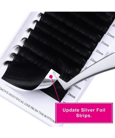 Fadlash Easy Fan DD Curl 0.07 20-25mm Mixed Length Russian Lashes - Natural Self Fanning Eyelashes - Buy Online on GoSupps.com