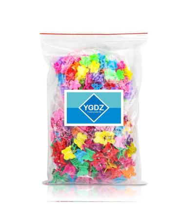 YGDZ 200pcs Small Claw Cute Flower Butterfly Hair Clips for Baby Girls - 8 Assorted Colors - Buy Online on GoSupps.com