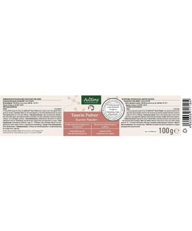 AniForte Taurine for Dogs 100g - Amino Acid Supplement for Muscle Tremors & Nerve Function - Buy Online on GoSupps.com