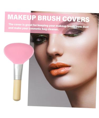 FRCOLOR 2pcs Makeup Brush Holder Cover - Travel Cosmetic Storage & Protector - Pink Brush Covers for Safe Makeup Storage - Buy Online on GoSupps.com