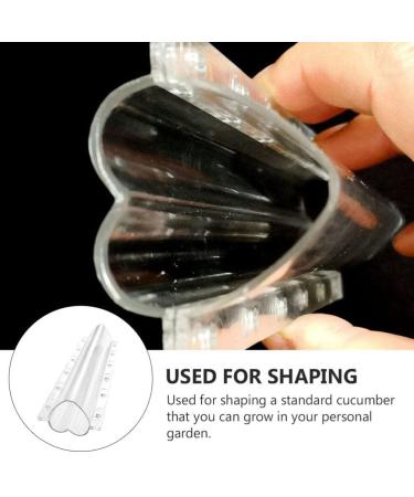 jojofuny 3pcs Vegetable Shaping Mold Planter Mold Melon Shaping Mold Vegetable Shape Mold Modeling Strawberry 20x6.5cm Transparent - Buy Online on GoSupps.com