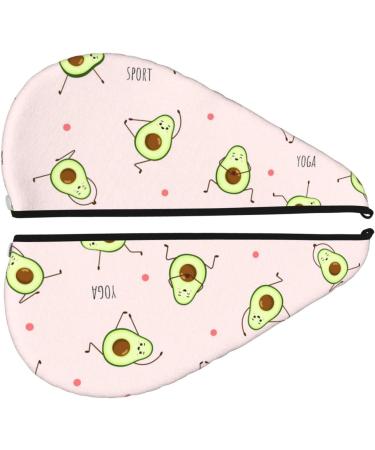 Avocado Yoga Microfiber Hair Towel - Soft Super Absorbent Coral Velvet Wrap for Long Curly & Thick Hair - Buy Online on GoSupps.com