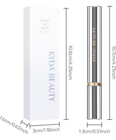 KYDA Tinted Hydrating Lip Balm - Natural Glossy Finish, Lasting Moisture - Ideal for Dry Lips - Buy Online on GoSupps.com