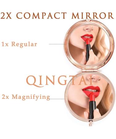 QINGTAI 16th Birthday Gifts for Girls - Rose Gold Makeup Mirror | Sweet 16 Gift Idea for Friend, Sister, Daughter, Granddaughter, Best Friend, Niece - Buy Online on GoSupps.com