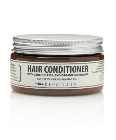 Repcillin Hair Conditioner With Crocodile Oil And Organic Marula Oil For Thirsty Hair And Sensitive Scalp