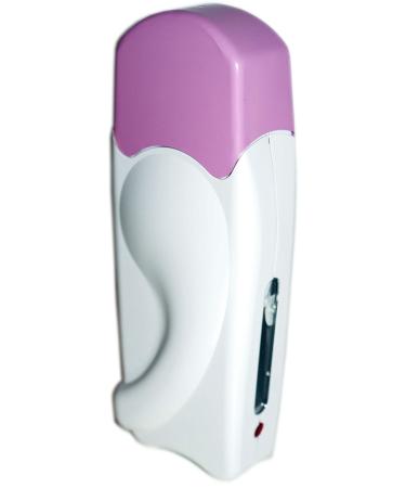 EpilWax wax warmer for 100 ml roll-on wax cartridge - wax warmer for melting warm wax cartridges (single pink)