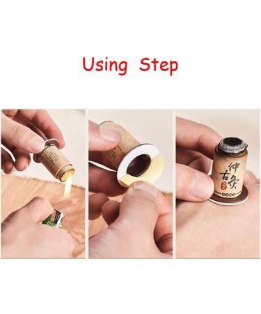 DUNSBY Moxa Rolls (30pcs) - Self-Stick Moxibustion Stickers for Healing & Meridian Therapy | International Shipping Available - Buy Online on GoSupps.com