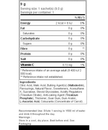  Bolero Bolero Powdered Drinks Classic 9g sachet Acai Berries - Buy Online on GoSupps.com