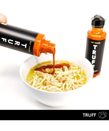 TRUFF Original Black Truffle Hot Sauce 6 oz - Gourmet Sauce with Ripe Chili Peppers, Truffle Oil, Organic Agave Nectar - Unique Flavor Experience - Buy Online on GoSupps.com