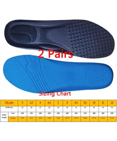 High Impact Sport Shoes Insoles - Navy Blue Running Sneakers Replacement for Women and Men - Buy Online on GoSupps.com