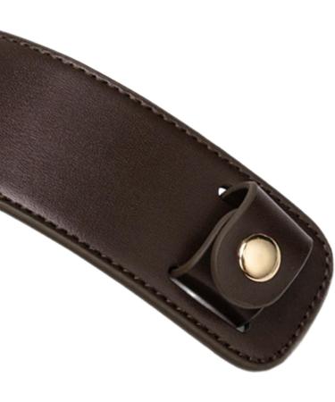 Generic Leather Shoulder Strap Pad Thick Removable Handle Pad for Handbag Handbags dark brown - Buy Online on GoSupps.com