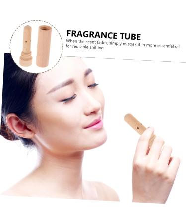 minkissy Aromatherapy Nasal Stick Wooden for Inhalation Beech Fragrance Stick Portable Aromatherapy Tool for Relaxation and Mood Enhancement - Buy Online on GoSupps.com