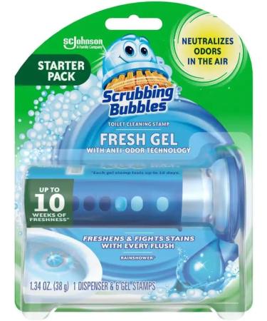 Scrubbing Bubbles Toilet Cleaning Gel Glade Rainshower - 1.34 oz (Pack of 2) | International Shipping Available - Buy Online on GoSupps.com