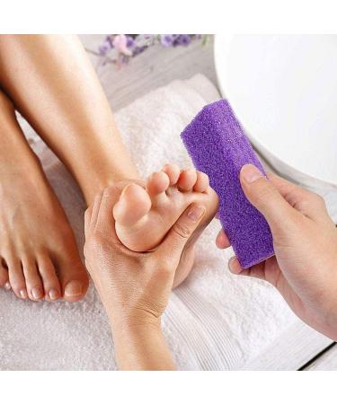 Useful and Nice4 Pcs Pumice Stone for Feet Hard Dead Skin Cracked Heel Callus Remover for Feet Skin Callus Remover & Scrubber - Buy Online on GoSupps.com