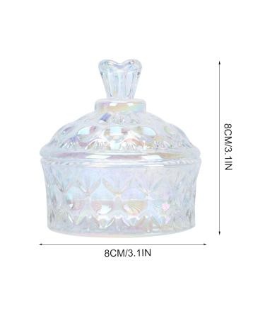 Premium Nail Art Crystal Cup | Glass Nail Dapping Shell Mug for Manicure | 8x8cm Nail Tech Accessory - Buy Online on GoSupps.com