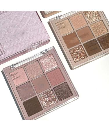 Pink Brown Violet Sparkly Eyeshadow Makeup Palette Natural Hypoallergenic Glitter Eyeshadow Palette Highly Pigmented Shimmer Eye Shadow Palette Long Lasting Waterproof Blendable (2#) - Buy Online on GoSupps.com