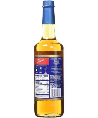 Torani SugarFree Classic Caramel Syrup With Splenda - 25 oz - Buy Online on GoSupps.com