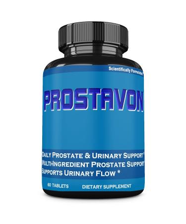 PROSTAVON Prostate Health Supplement for Men Saw Palmetto Pygeum Pumpkin Seed & Nettle Prostate Support Urinary Flow & Frequent Urination Support Men s Prostate Vitamins Made in USA