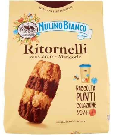 Mulino Bianco Ritornelli Biscuits with Cocoa and Almonds biscuits au cocoa et amandes delicious petit d jeuner sans huile de palme 3 x 700 g + Italian Gourmet pulp 400 g - Buy Online on GoSupps.com