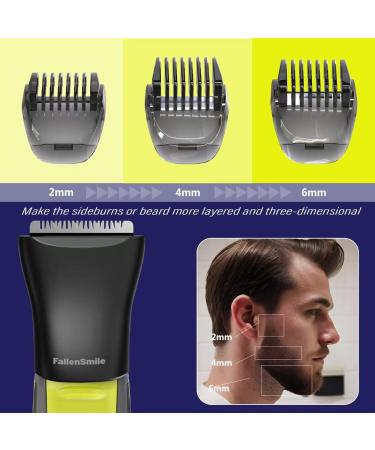 Precise Body Trimmer Replacement Head for Philips One Blade Attachment for One Blade QP2630 QP2520 QP2834 QP6531 QP6520 QP6510 to Trim Sideburns Beard Armpit Body Hair - Buy Online on GoSupps.com