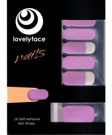 Lovelyface Nails - Cosy Winter Patterned Exclusive Nail Wraps - 16 Thin Self-Adhesive Long Lasting Nail Foils - Non-Toxic