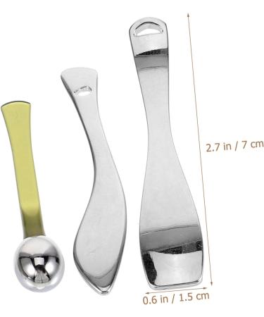 MOTHNUR 3 Stcs Lotion Spatula Alloy Mask Applicator Lip Paletproduct - Buy Online on GoSupps.com