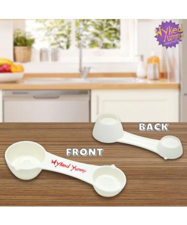 Sesame King Roasted Tahini 16oz Jars (2 Pack) + WYKED YUMMY 4-in-1 Measuring Spoon Bundle - Buy Online on GoSupps.com