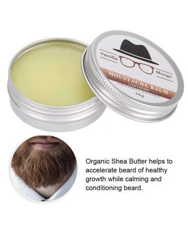 Natural Herbal Beard Care Cream & Moustache Wax - 30G | Moisturizing Styling for Men - Buy Online on GoSupps.com