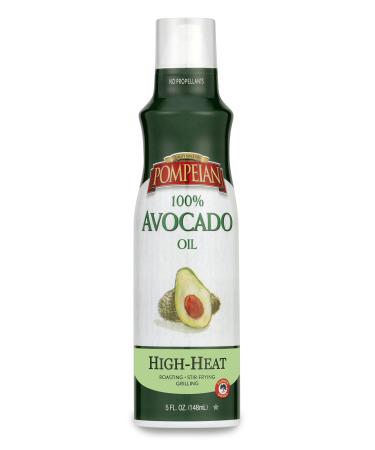 Pompeian 100% Avocado Oil Cooking Spray, Mildly Nutty Flavor, Perfect for High-Heat Cooking, Roasting and Stir-Frying, Naturally Gluten Free, Non-Allergenic, Non-GMO, No Propellant, 5 FL. OZ. - Buy Online on GoSupps.com
