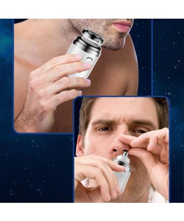 Razor Capsule Portable Multifunctional Capsule Shaver Mini Portable Electric Shaver 2 in 1 Capsule Mini Shaver for Men Washable Automatic Travel Razor (Black) - Buy Online on GoSupps.com