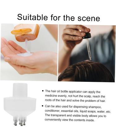 Applicateur Compte-gouttes En Plastique Conique Transparent Blanc Flacon Applicateur Pour Teinture De Cheveux Usage Salon Et Voyage - Buy Online on GoSupps.com