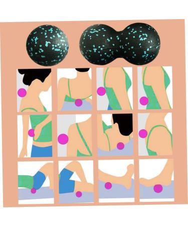 Peanut Massage Ball - Double Lacrosse Ball Roller for Body Muscle Relief | International Shipping Available - Buy Online on GoSupps.com