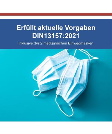 First Aid Refill Set DIN 13157:2021 for Companies (Up to 50 People) - Complete First Aid Kit Filling with Guidelines - Buy Online on GoSupps.com